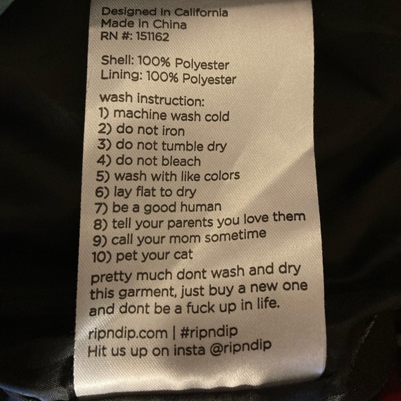 RIPNDIP Galactica Black Coaches Jacket. - Picture 4 of 5